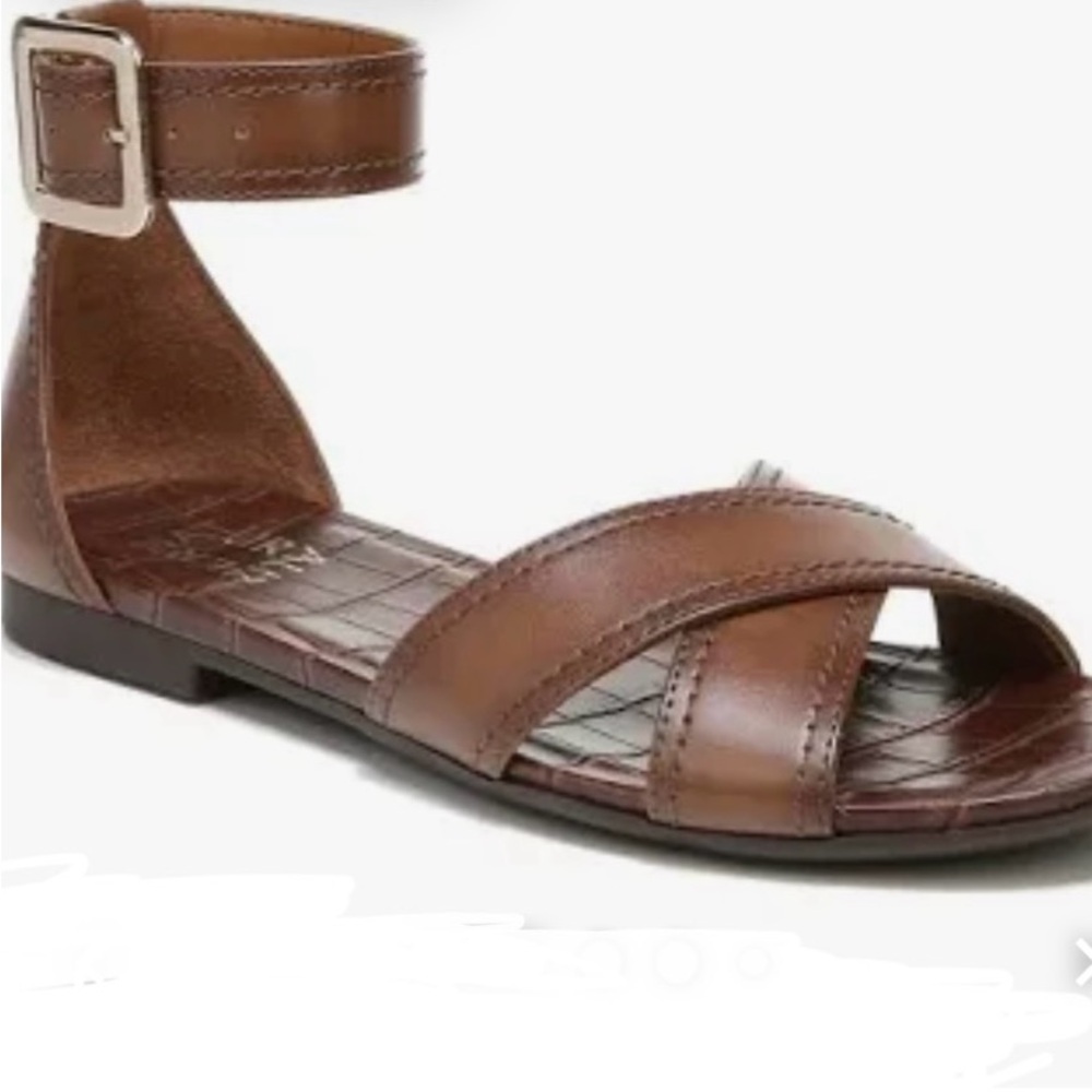 NATURALIZER Woman’s Ankle Strap Sausalito Round Toe Buckle Sandals Size 7.5 NIB